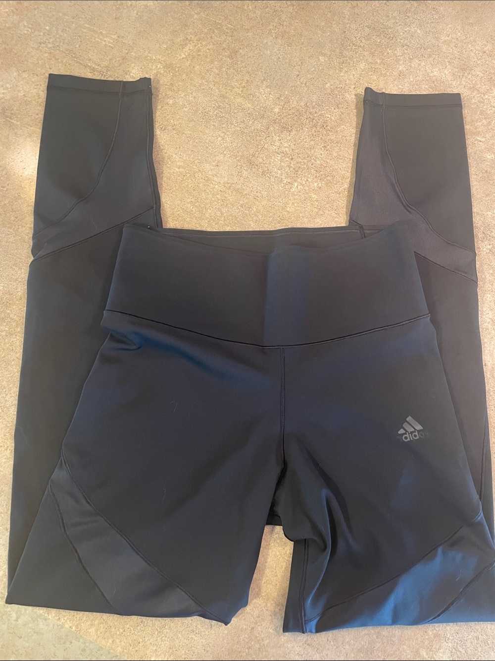 adidas Kids Black Performance Leggings with High Waistband
